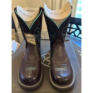 Ariat Women's Fatbaby Heritage Dapper Western Boots Chocolate brown leather 8M